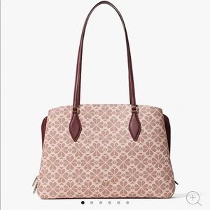 Kate Spade Flower Coated Canvas ZeeZee Large Work Tote